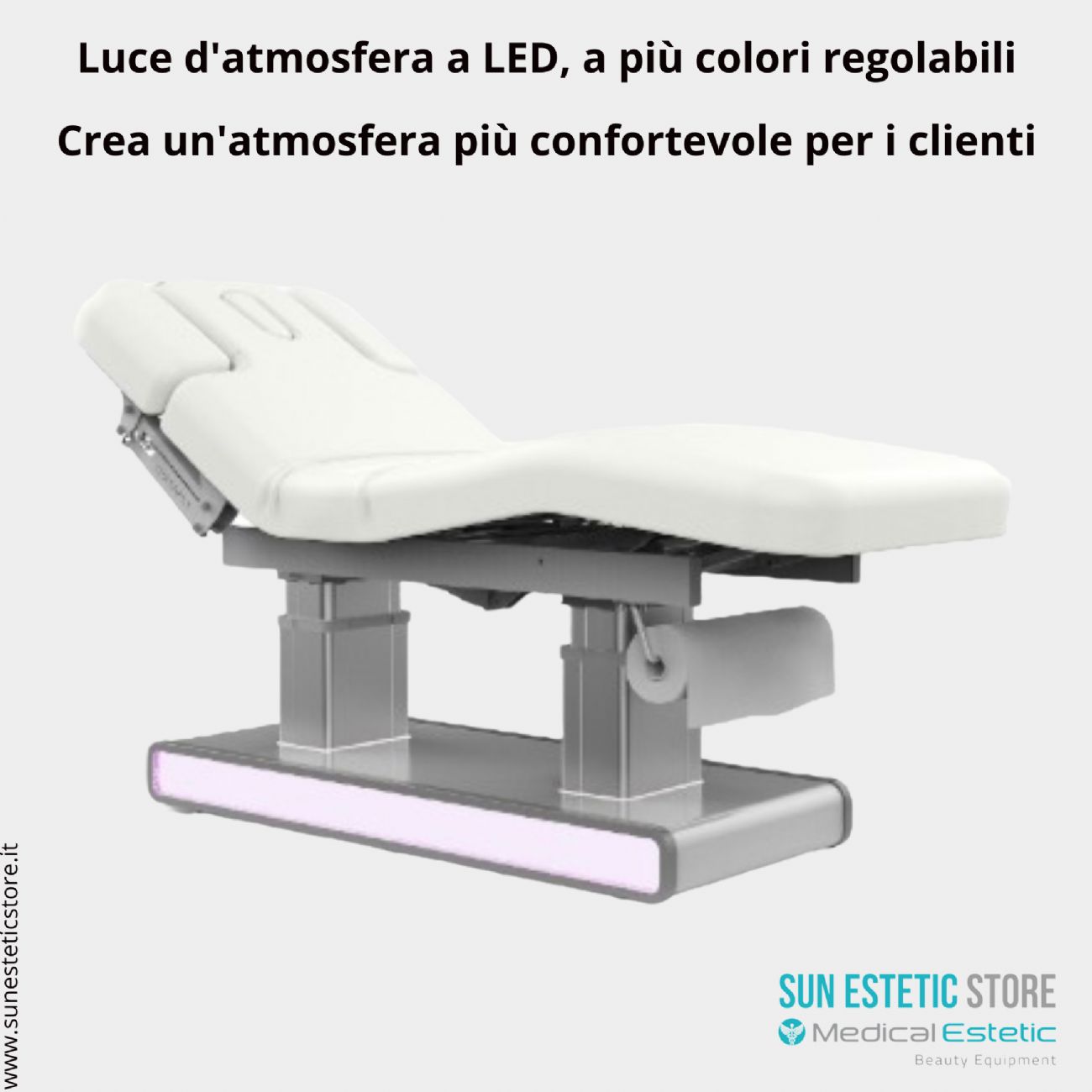 Muse lettino massaggio Spa 4 motori wellness estetica spa