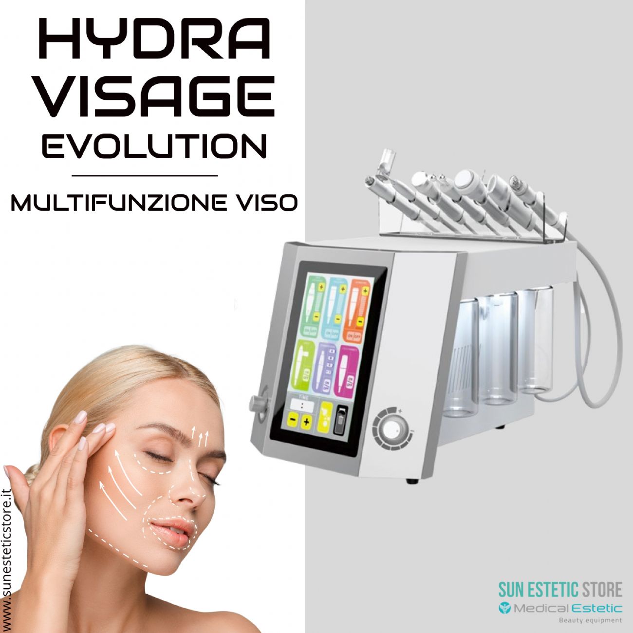 Hydra Visage Evolution Multifunzione trattamenti pulizia viso