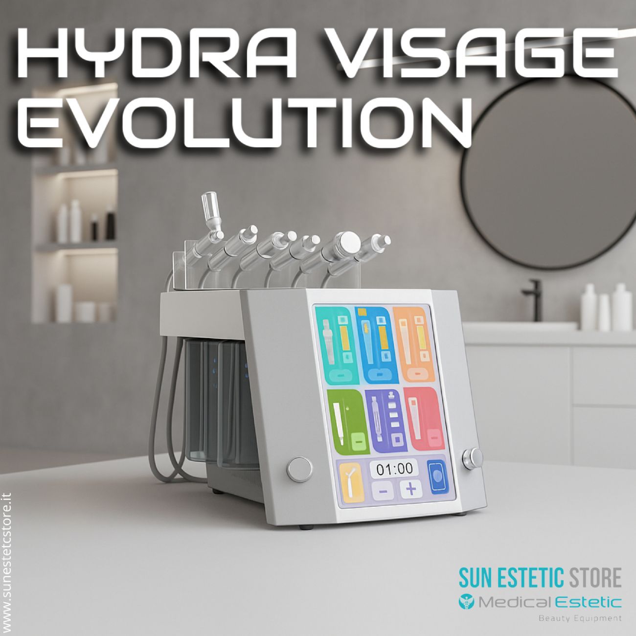 Hydra Visage Evolution Multifunzione trattamenti pulizia viso