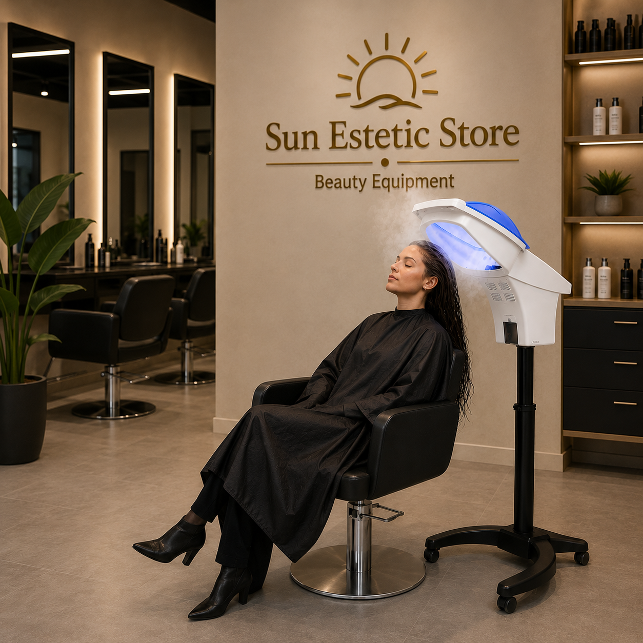 Vapor Hair vaporizzatore per parrucchieri con ozono