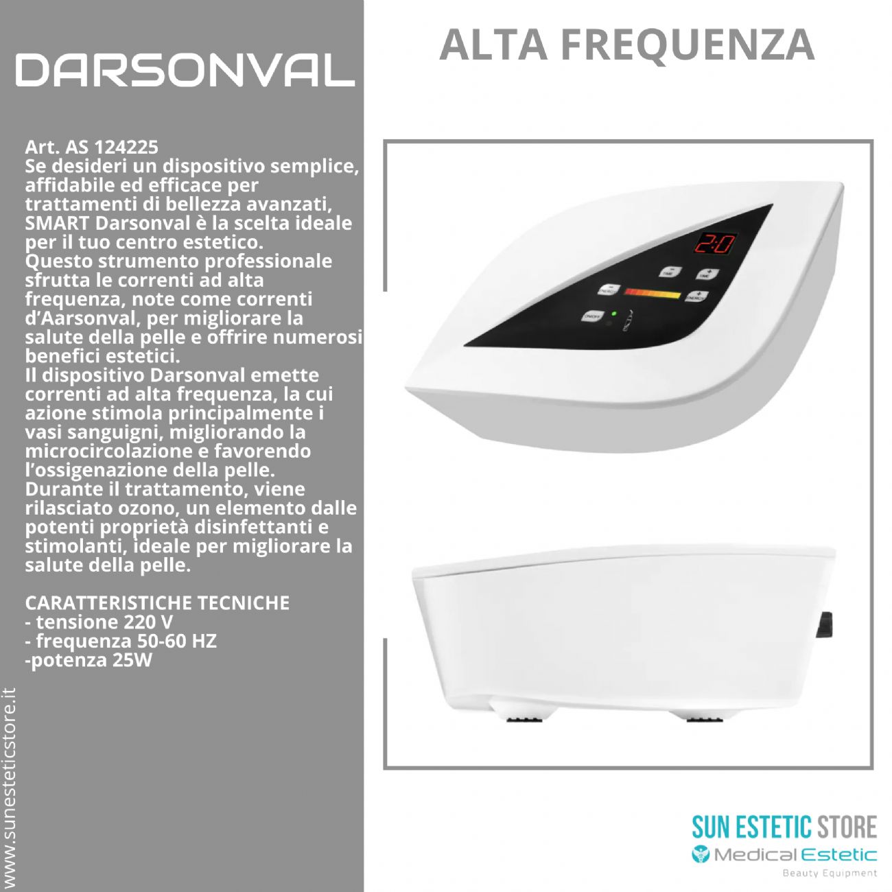 Darsnoval 667 apparecchiatura estetica alta frequenza