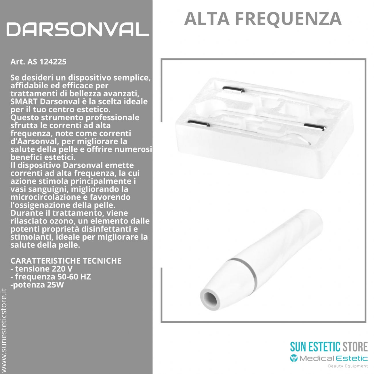 Darsnoval 667 apparecchiatura estetica alta frequenza