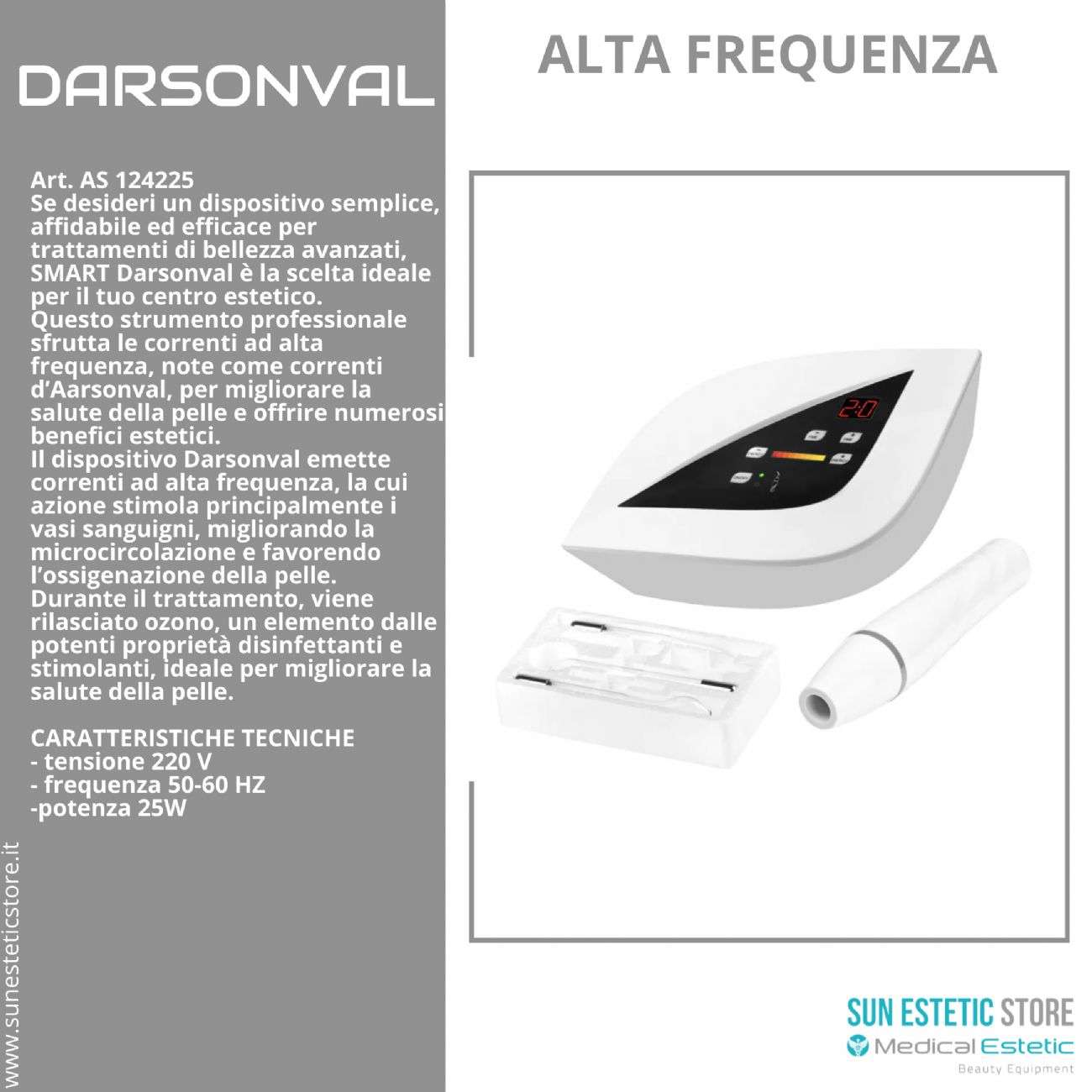 Darsnoval 667 apparecchiatura estetica alta frequenza