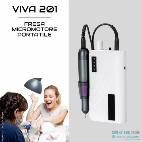 Viva 201 Fresa micromotore portatile a batteria