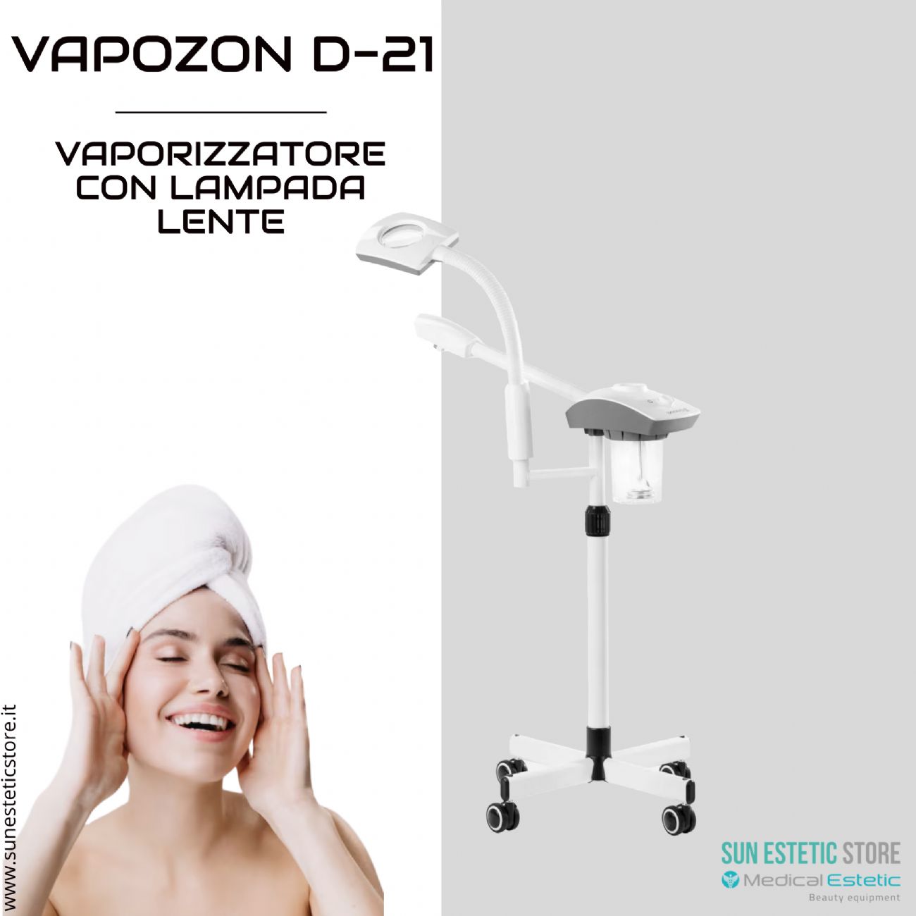 Vapozon D-21 vaporizzatore con lampada len