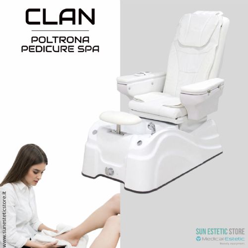 Clan poltrona pedicure elettrica massaggio aria shiatzu