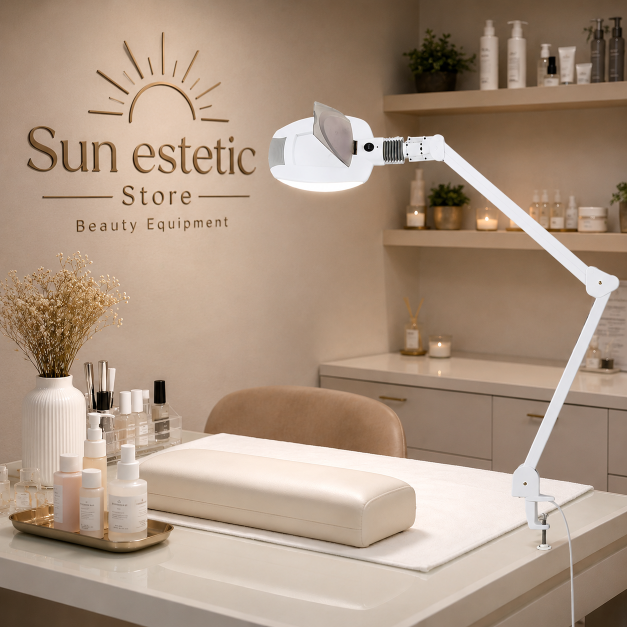 Ampli Table lampada LED lente d’ingrandimento luce fredda braccio mobile