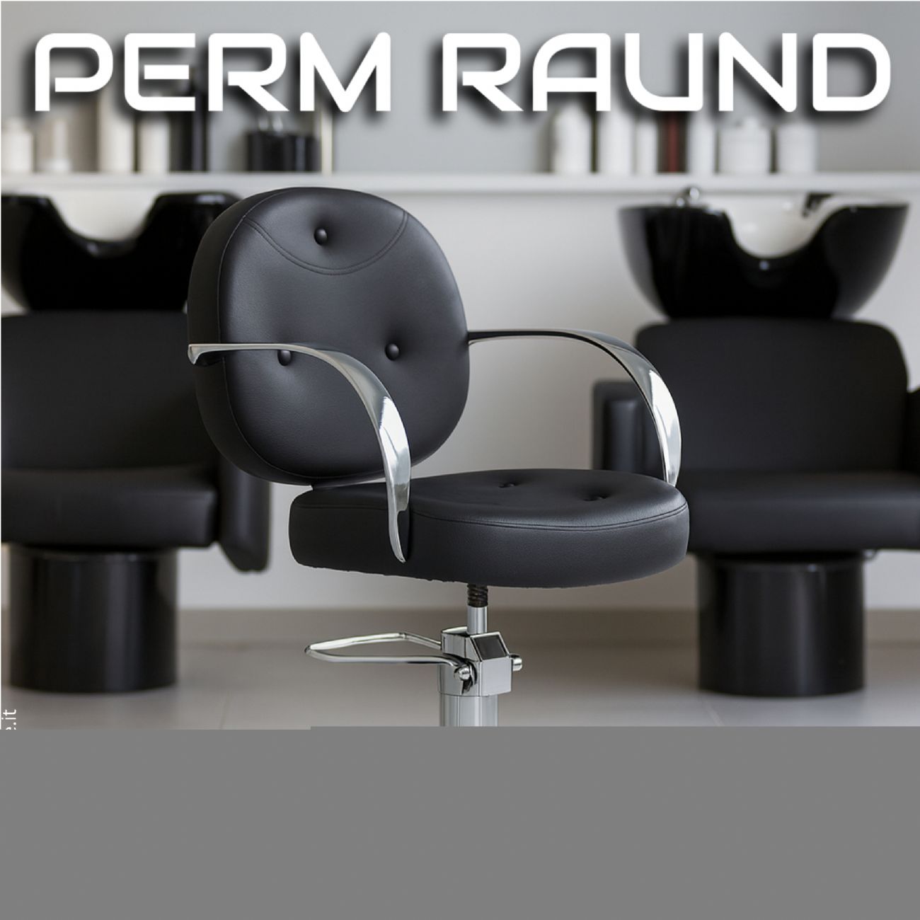 Perm Round poltroncina taglio idraulica per parrucchiere