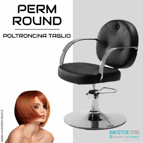 Perm Round poltroncina taglio idraulica per parrucchiere